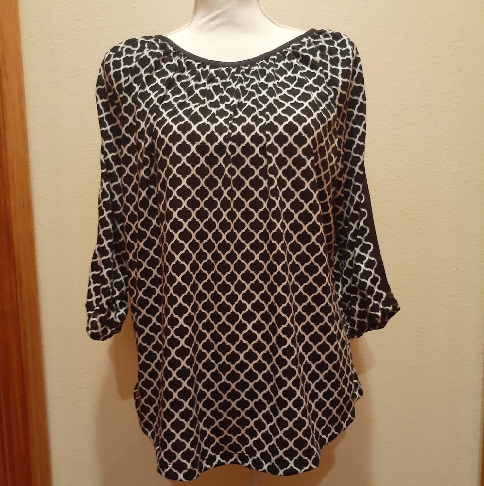 Black & White Blouse